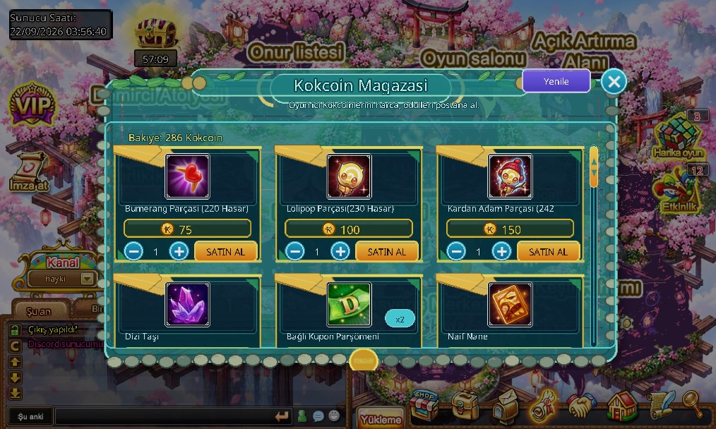 Kokotank oyun içi görüntüsü
